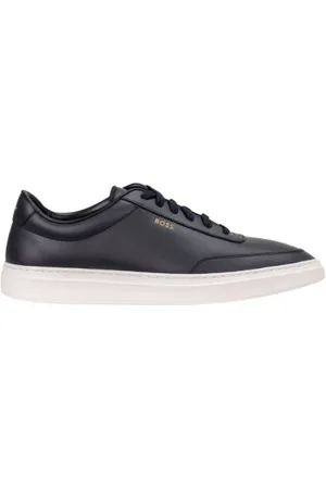 HUGO BOSS Heren, Schoenen, Blauw, Maat: 43 EU Leer