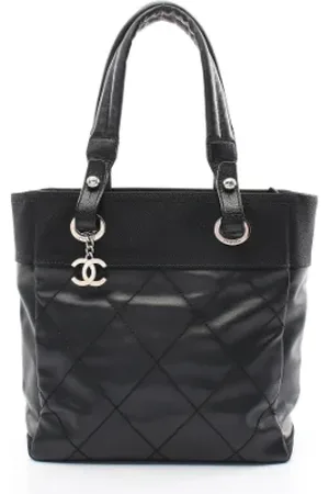 CHANEL Dames, Pre-owned, Zwart, Maat: ONE Size Katoen