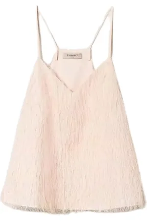 Twin-Set Dames, Tops, Roze, Maat: M Poliester
