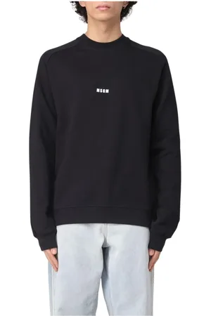 Msgm Heren, Sweatshirts & Hoodies, Zwart, Maat: XL