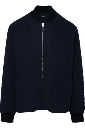 A.P.C. Heren, Jassen, Blauw, Maat: XS Katoen