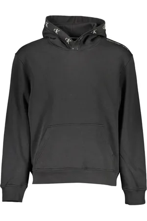 Calvin Klein Heren, Sweatshirts & Hoodies, Zwart, Maat: L