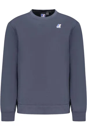 K-Way Heren, Sweatshirts & Hoodies, Blauw, Maat: XS Katoen