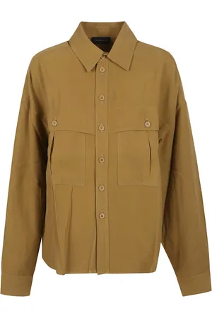 Andamane Dames, Blouses & Shirts, Groen, Maat: XS Viscose