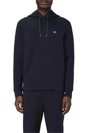 Emporio Armani Heren, Sweatshirts & Hoodies, Blauw, Maat: 2XL