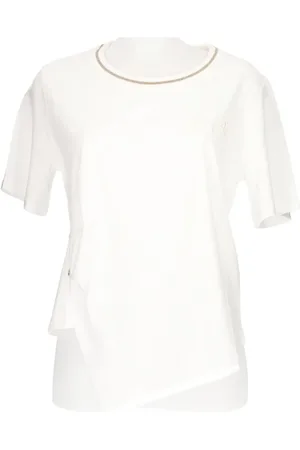 Liu Jo Dames, Tops, Wit, Maat: XS Katoen