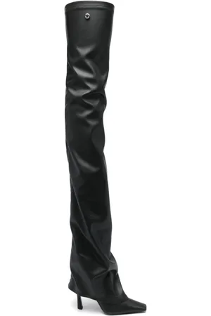The Attico Dames, Schoenen, Zwart, Maat: 38 EU Leer