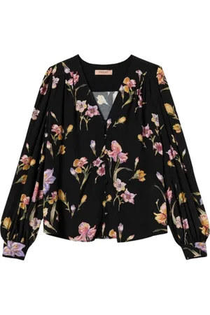 Twin-Set Dames, Blouses & Shirts, Veelkleurig, Maat: L Viscose