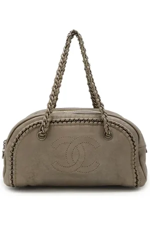 CHANEL Dames, Pre-owned, Bruin, Maat: ONE Size Leer