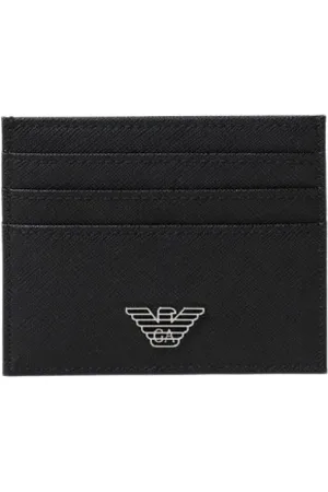Emporio Armani Heren, Accessoires, Zwart, Maat: ONE Size Leer