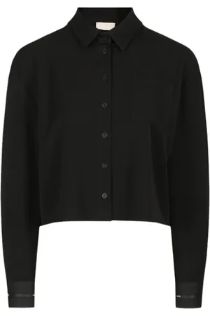 Liu Jo Dames, Blouses & Shirts, Zwart, Maat: XL Poliester