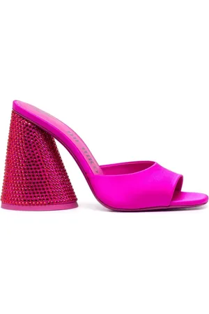 The Attico Dames, Schoenen, Roze, Maat: 37 EU Satijn