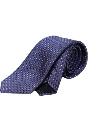 Emporio Armani Heren, Accessoires, Blauw, Maat: ONE Size Zijde