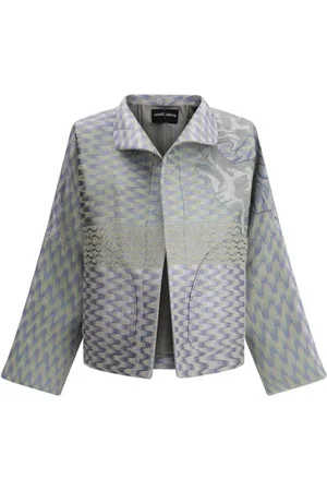 Giorgio Armani Dames, Jassen, Grijs, Maat: S