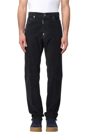 Dsquared2 Heren, Jeans, Zwart, Maat: S Corduroy