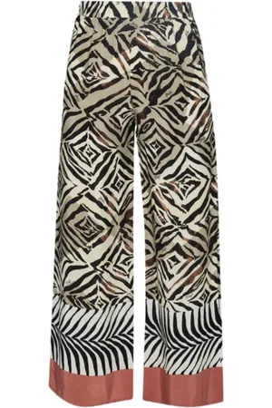 Liu Jo Dames, Broeken, Veelkleurig, Maat: L Viscose