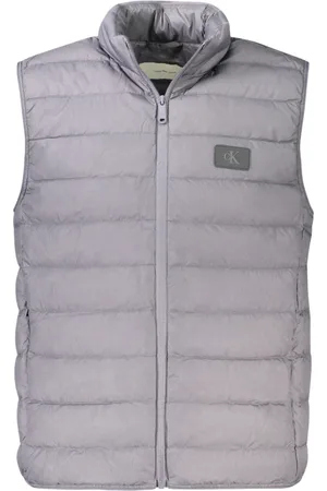 Calvin Klein Heren, Jassen, Grijs, Maat: M Nylon