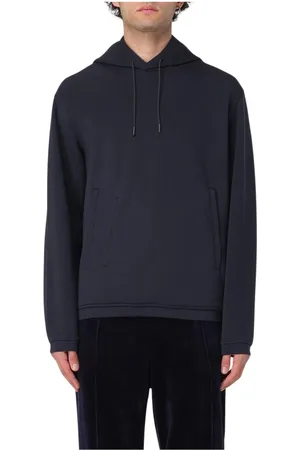 Emporio Armani Heren, Sweatshirts & Hoodies, Blauw, Maat: M