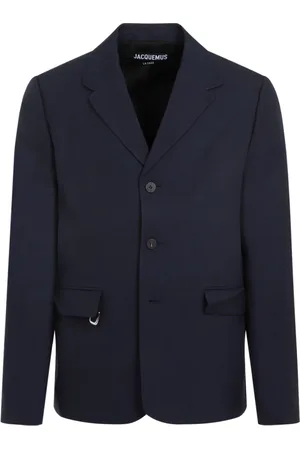 Jacquemus Heren, Jassen, Blauw, Maat: L Katoen