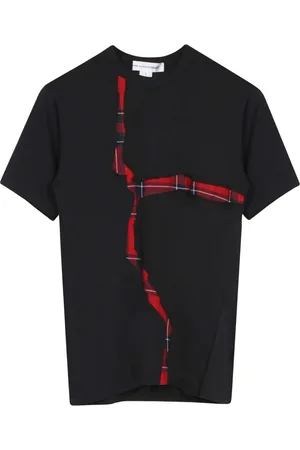 Comme des Garçons Heren, Tops, Zwart, Maat: M Katoen
