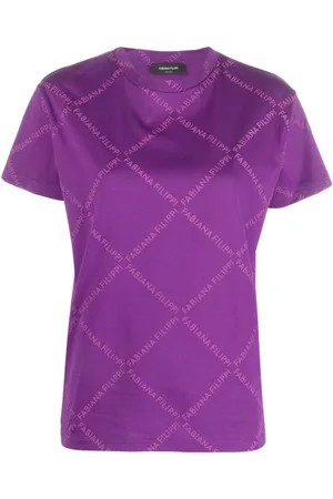 Fabiana Filippi Dames, Tops, Paars, Maat: XS Jersey