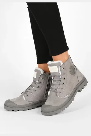 Palladium Dames, Schoenen, Grijs, Maat: 39 EU Leer