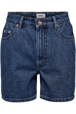 ONLY Dames, Korte broeken, Blauw, Maat: XL Denim