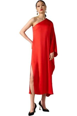 Karl Lagerfeld Dames, Jurken, Rood, Maat: XS Poliester