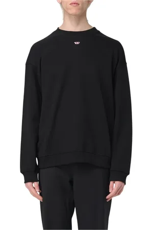Diesel Heren, Sweatshirts & Hoodies, Zwart, Maat: M