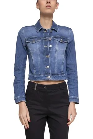 Dondup Dames, Jassen, Blauw, Maat: XS Denim