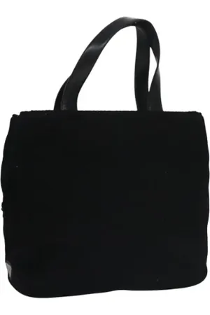 Prada Dames, Pre-owned, Zwart, Maat: ONE Size Wol