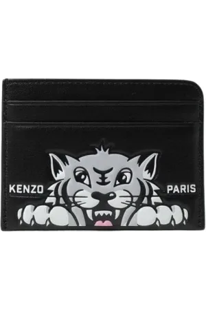 Kenzo Heren, Accessoires, Zwart, Maat: ONE Size Leer