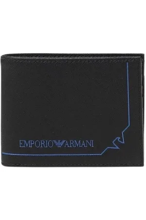 Emporio Armani Heren, Accessoires, Zwart, Maat: ONE Size Leer