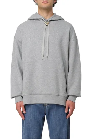 VALENTINO Heren, Sweatshirts & Hoodies, Grijs, Maat: M Katoen