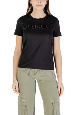 Desigual Dames, Tops, Zwart, Maat: M Katoen