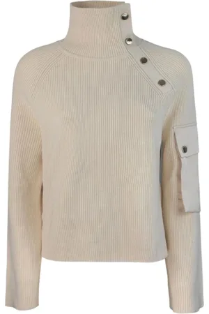 Liu Jo Dames, Truien, Wit, Maat: L Viscose