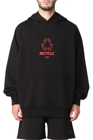 424 FAIRFAX Heren, Sweatshirts & Hoodies, Zwart, Maat: XS Katoen