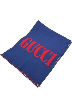 Gucci Dames, Pre-owned, Blauw, Maat: ONE Size Wol