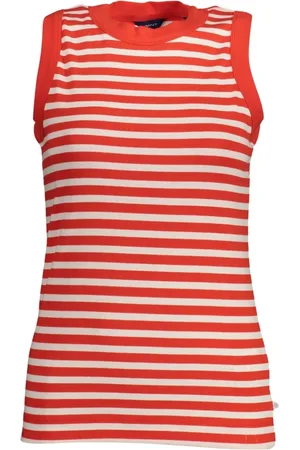 GANT Dames, Tops, Rood, Maat: L Katoen
