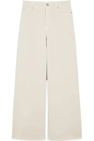 Max Mara Dames, Broeken, , Maat: M Katoen