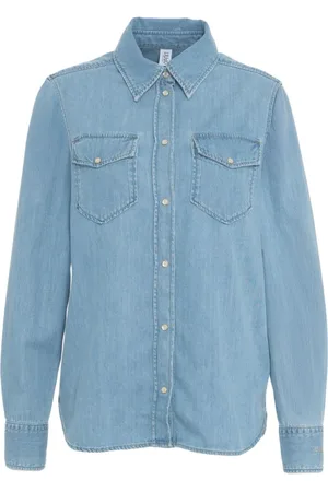 Liu Jo Dames, Blouses & Shirts, Blauw, Maat: XS Denim
