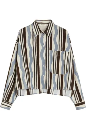 Max Mara Dames, Blouses & Shirts, Veelkleurig, Maat: XS Katoen