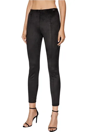 Guess Dames, Broeken, Zwart, Maat: XS Suède