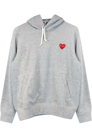 Comme des Garçons Heren, Sweatshirts & Hoodies, Grijs, Maat: M Katoen