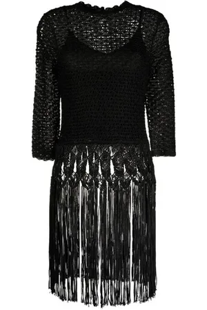 ZIMMERMANN Dames, Jurken, Zwart, Maat: M Viscose