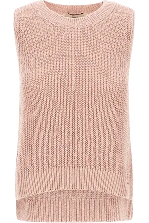 HERNO Dames, Truien, Roze, Maat: S Katoen