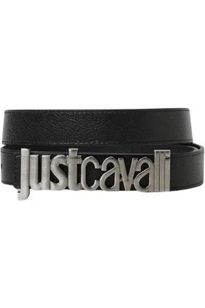 Roberto Cavalli Heren, Accessoires, Zwart, Maat: 95 CM Leer