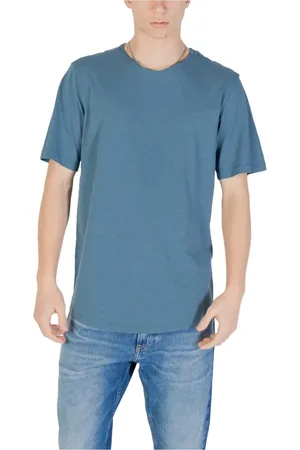 JACK & JONES Heren, Tops, Blauw, Maat: S Katoen