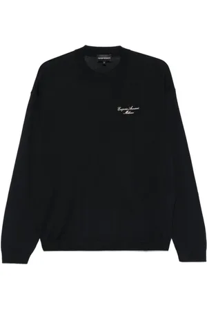 Emporio Armani Heren, Sweatshirts & Hoodies, Blauw, Maat: 3XL