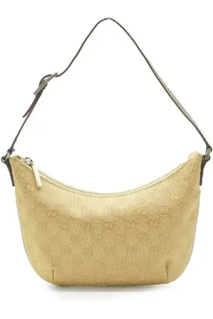 Gucci Dames, Pre-owned, Geel, Maat: ONE Size Leer